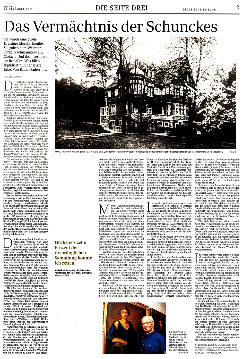 Das Vermächtnis der Schunckes Das Vermächtnis der Schunckes